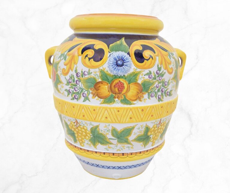 Elegantico Pomegranate Glow Ceramic Vase