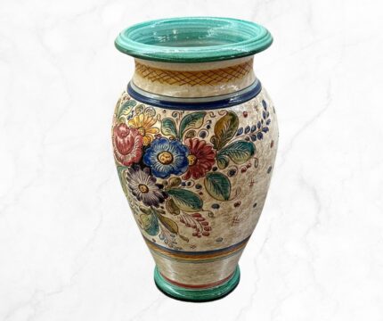 This Lush Elegance Umbrella Stand is made in Italy from premium ceramic.