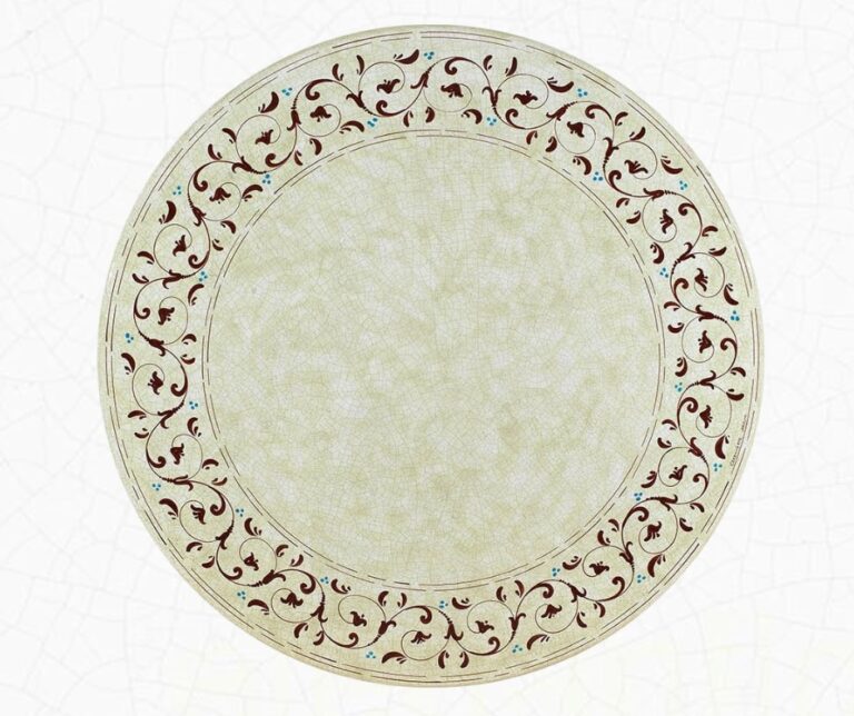 Elegantico Floral Elegance Lava Stone Table 2