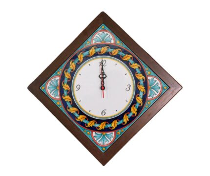 Emerald Hue Ceramic Wall Clock