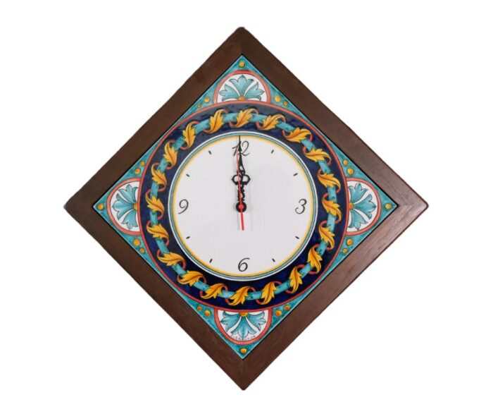 Emerald Hue Ceramic Wall Clock